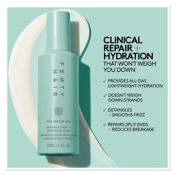 FENTY HAIR "The Water Boi" Reparative Leave-In Conditioner Spray Mini - Picture 2 of 11